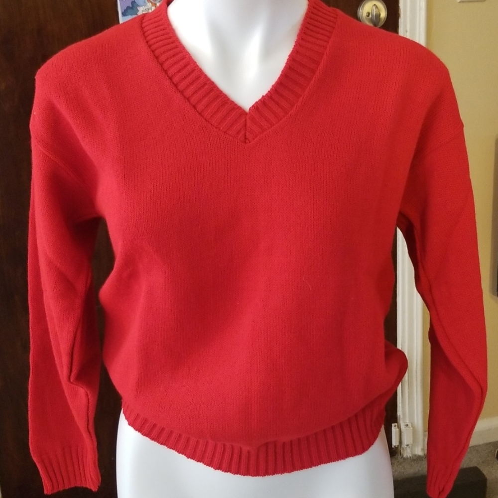 Red Knit Sweater